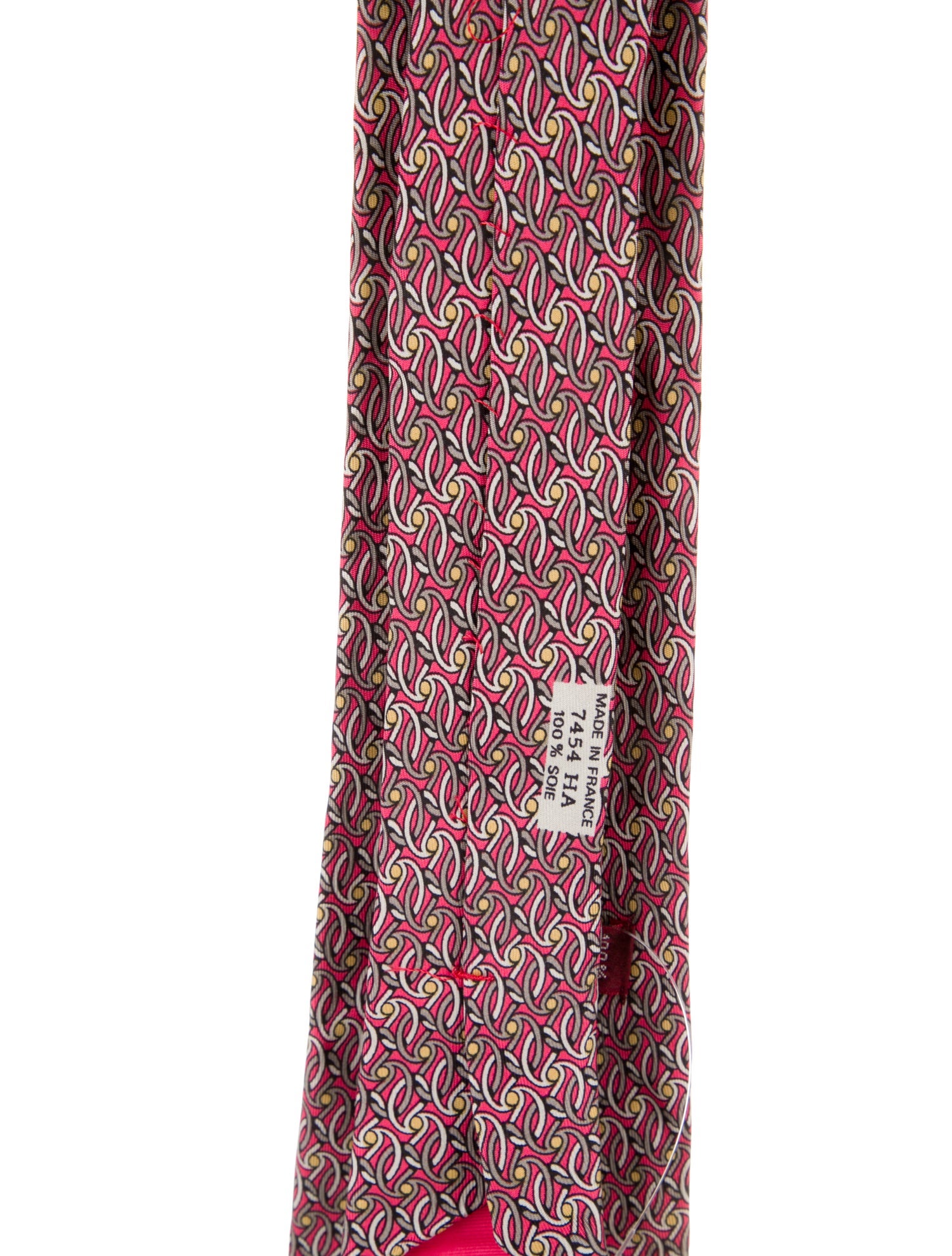 Hermès Silk Patterned Tie